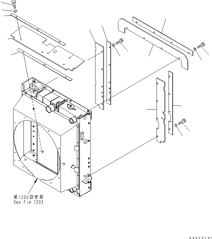 Пластина 23D-03-34670 KOMATSU