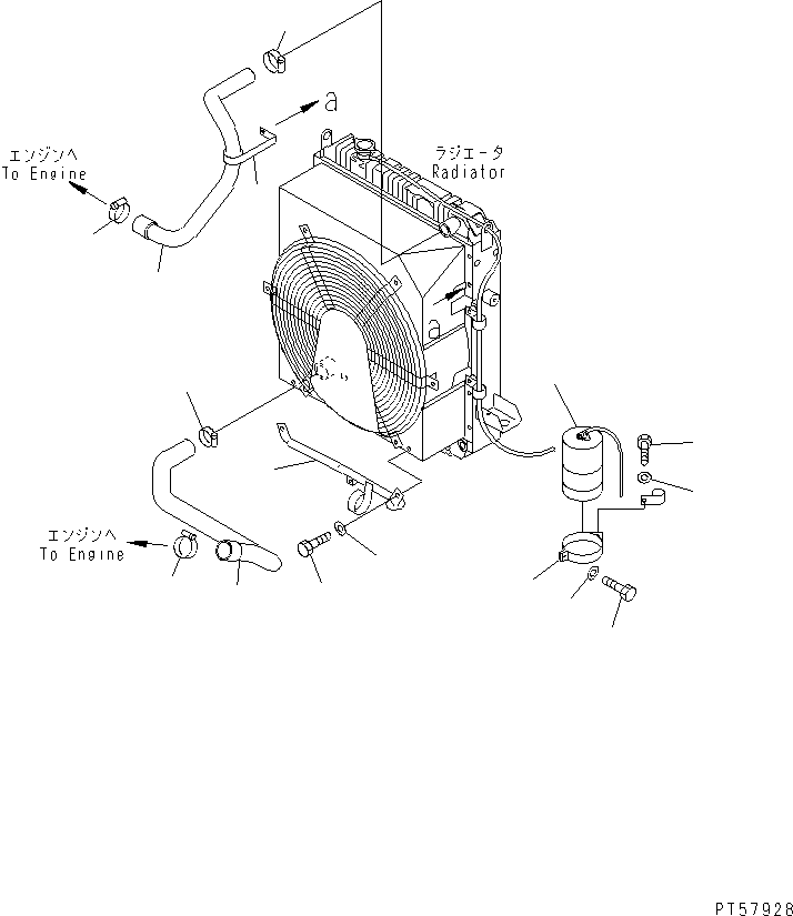 Хомут 23D-03-31420 KOMATSU