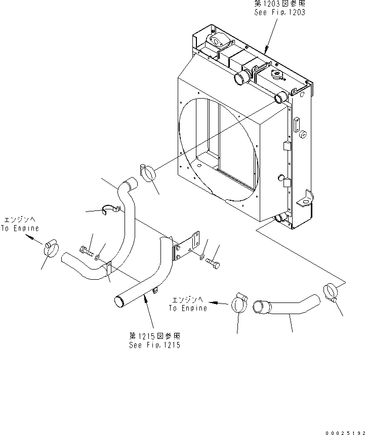 Шланг 23D-03-34211 KOMATSU
