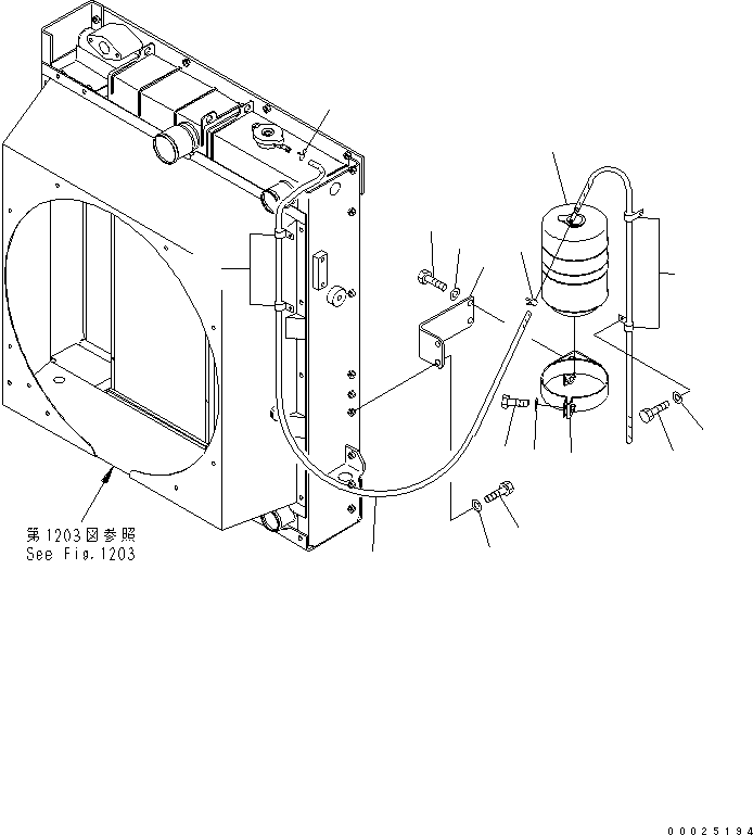 Шланг 23D-03-31232 KOMATSU