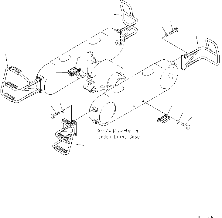 Подножка 23D-23-32160 KOMATSU