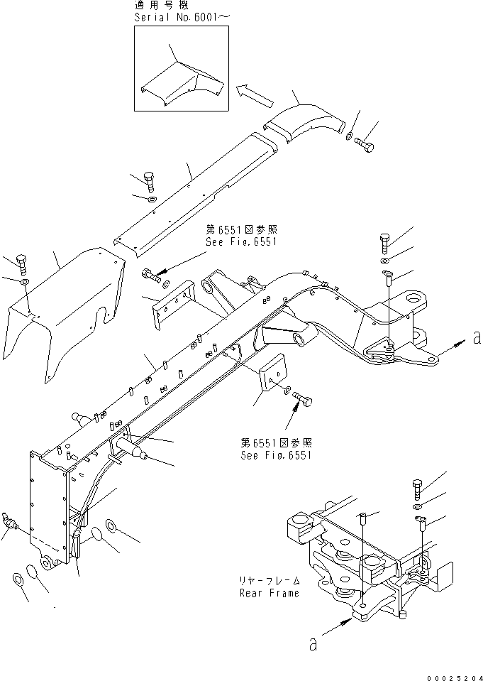 FRAME ASS'Y,FRONT 23D-46-31102 KOMATSU