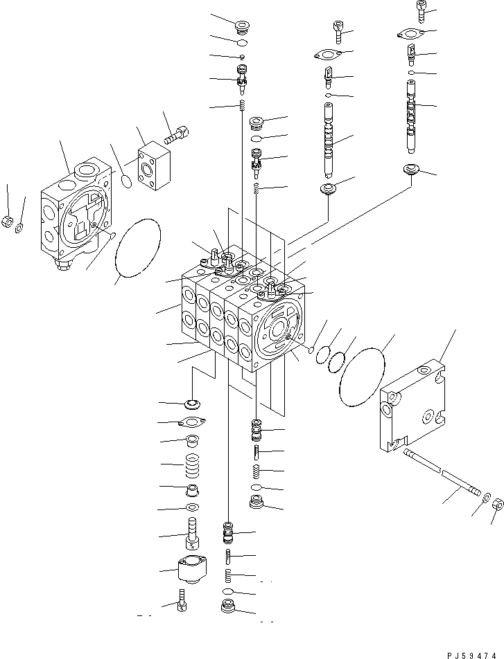 Управляющий клапан 723-14-11500 KOMATSU