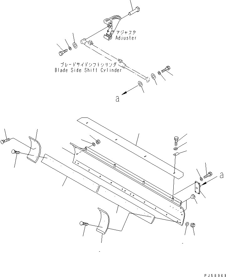 Щётка стеклоочистителя 23D-70-32210 KOMATSU