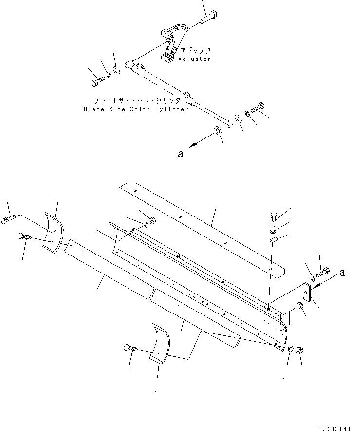 EDGE,SIDE 23D-70-32340 KOMATSU