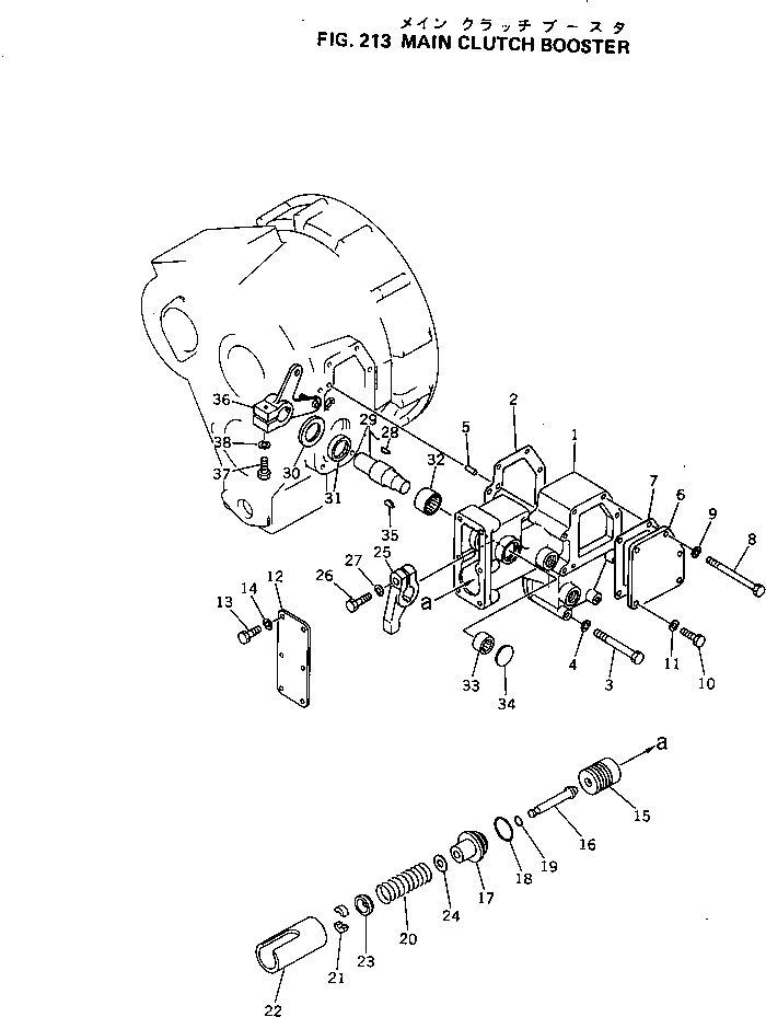 Прокладка 238-11-13140 KOMATSU