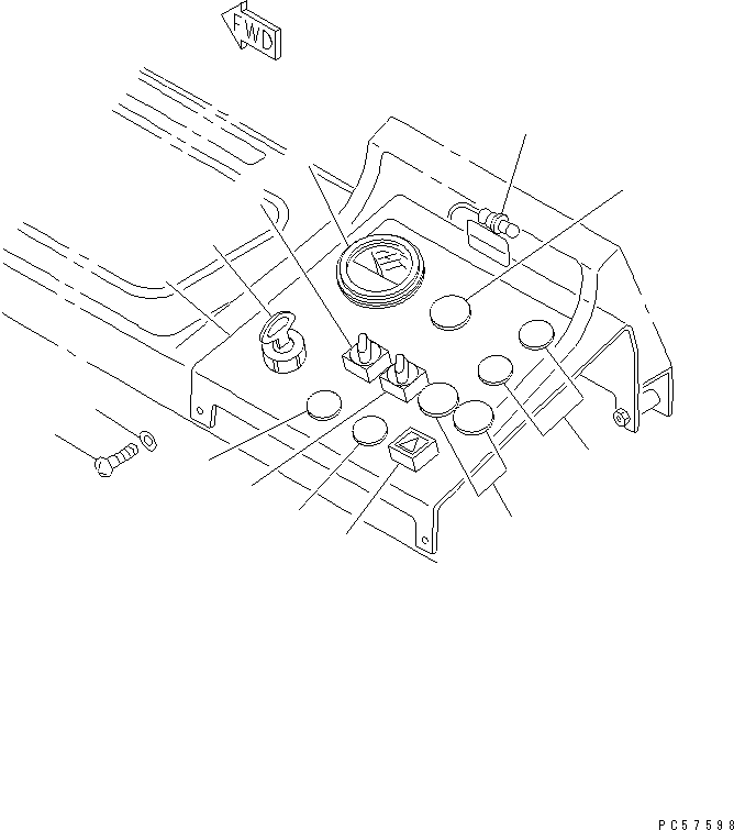 Панель 23A-06-21370 KOMATSU