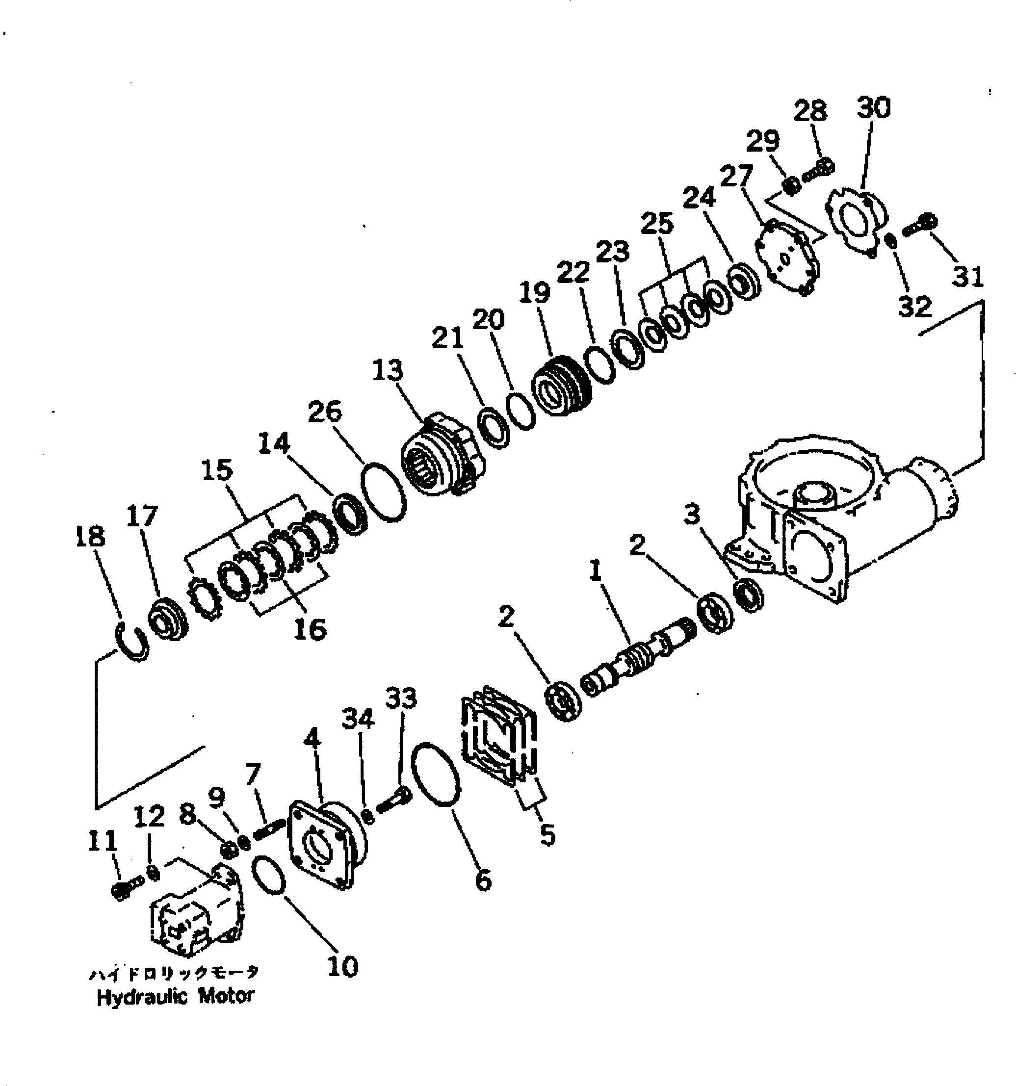 GEAR ASS'Y,CIRCLE REVERSE (23A-70-01060) KOMATSU