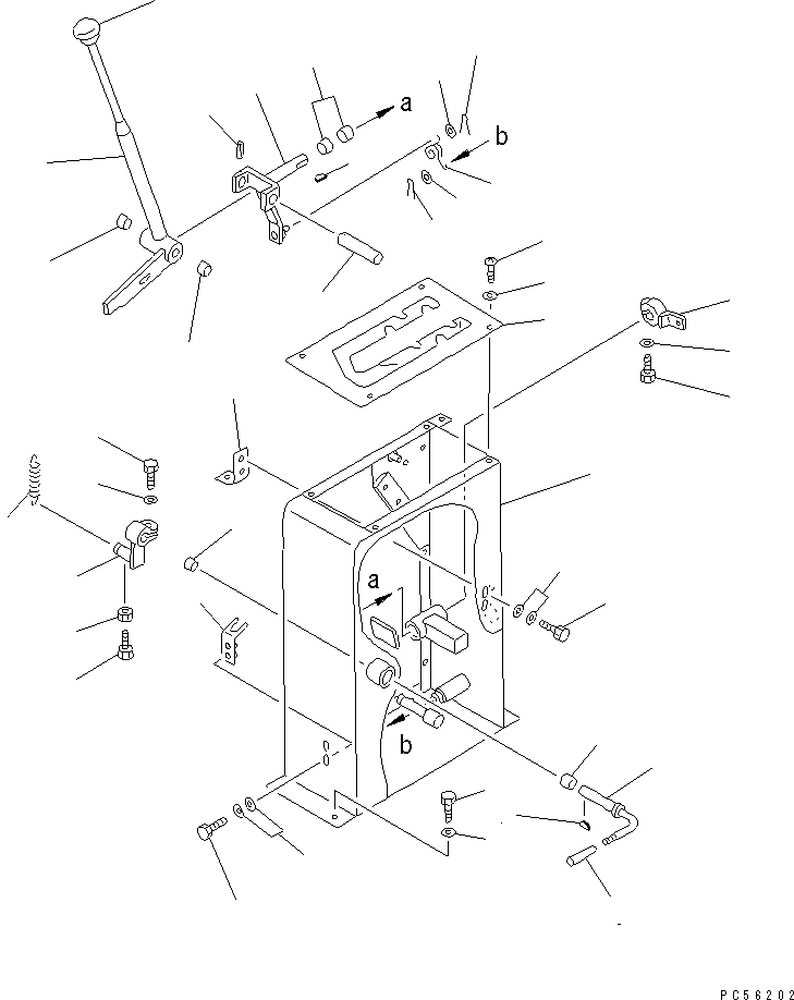 BOX,(MODIFIED PART) 23B-54-12191 KOMATSU