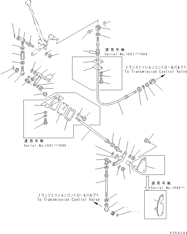 Кабель \0\23A-45-11160 KOMATSU