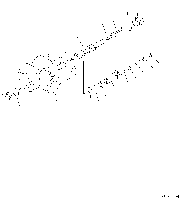 VALVE ASS'Y,FLOW DIVIDER 23B-40-11800 KOMATSU