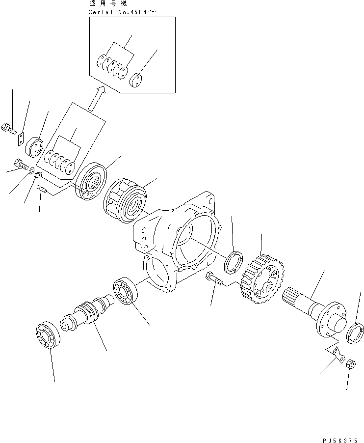 PIN,SHEAR \0\234-71-13360 KOMATSU