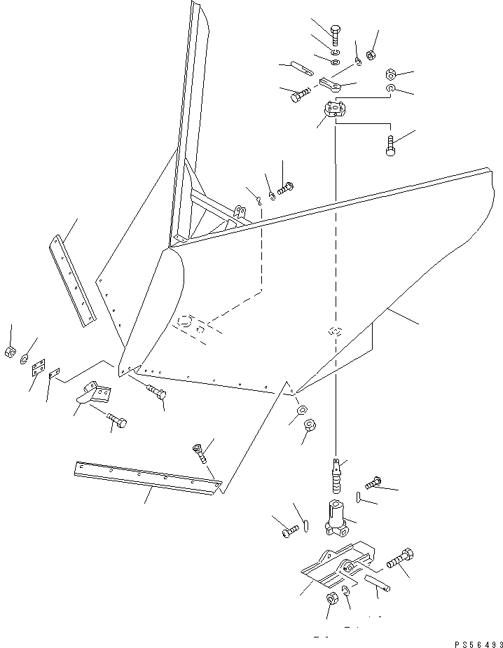 SLED ASS'Y 237-745-0020 KOMATSU