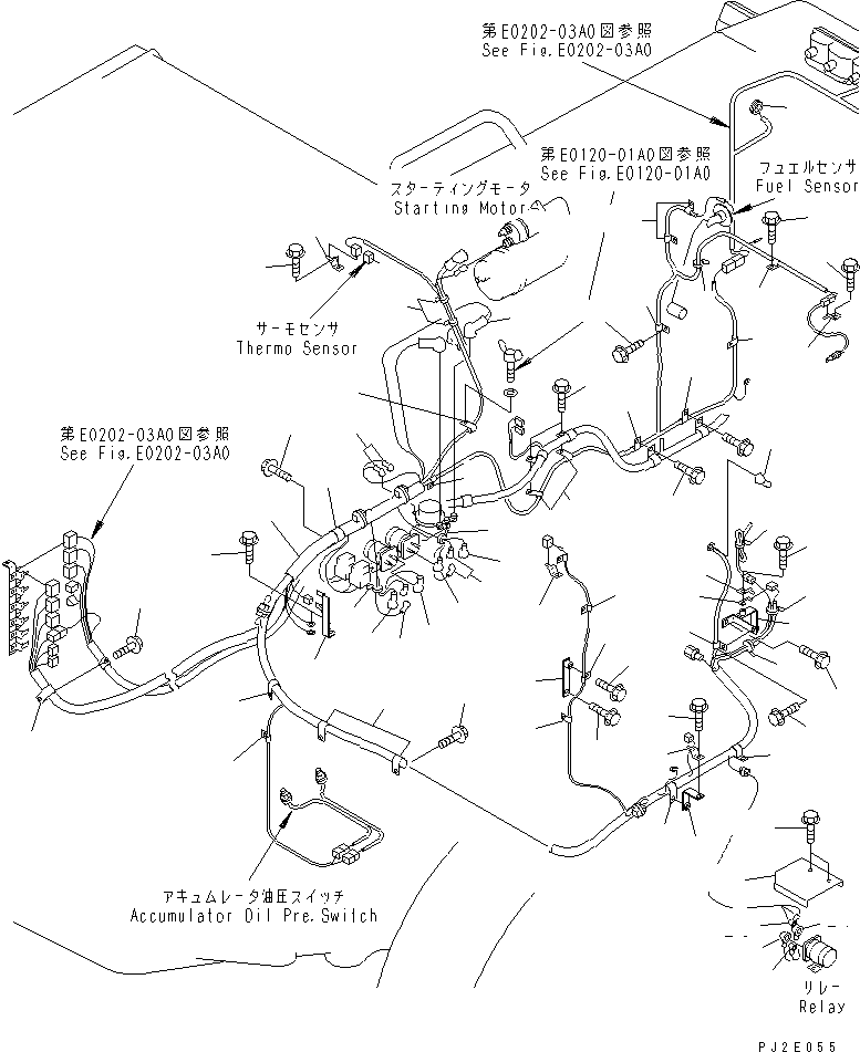 Жгут проводов 23B-06-45371 KOMATSU