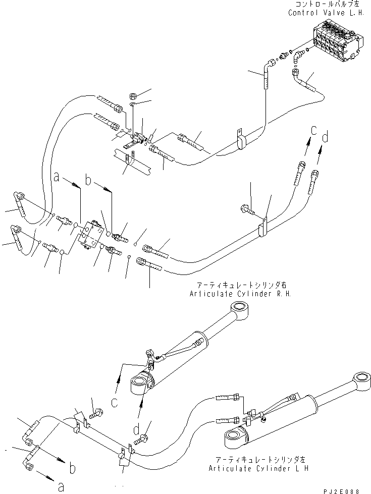 Шланг 02766-B03A9 KOMATSU