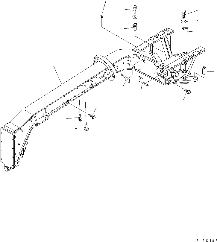 FRAME,FRONT 23B-46-31600 KOMATSU