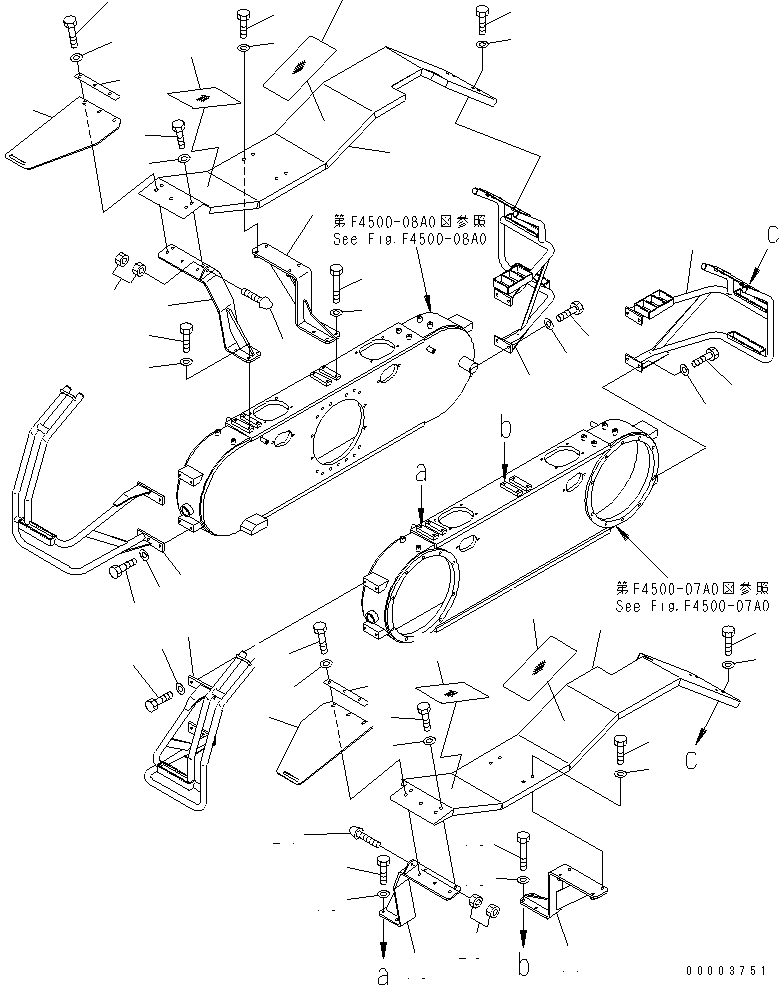 BRACKET,(L.H.) 23B-25-33770 KOMATSU