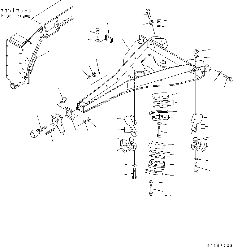 DRAWBAR 23B-70-31411 KOMATSU