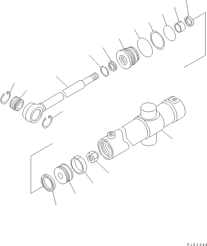 CYLINDER ASSY 238-63-X1170 KOMATSU