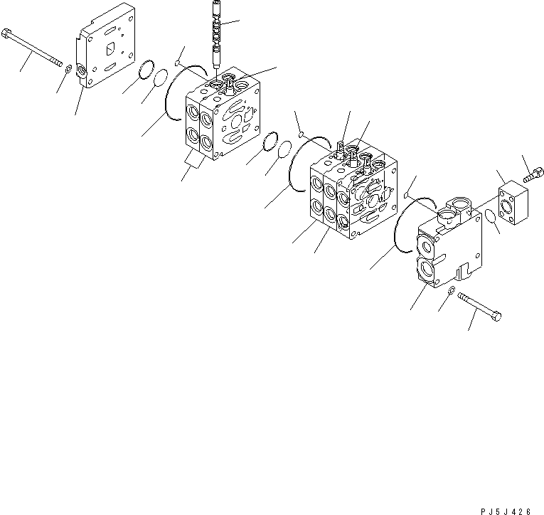 Клапан в сборе 723-15-12201 KOMATSU