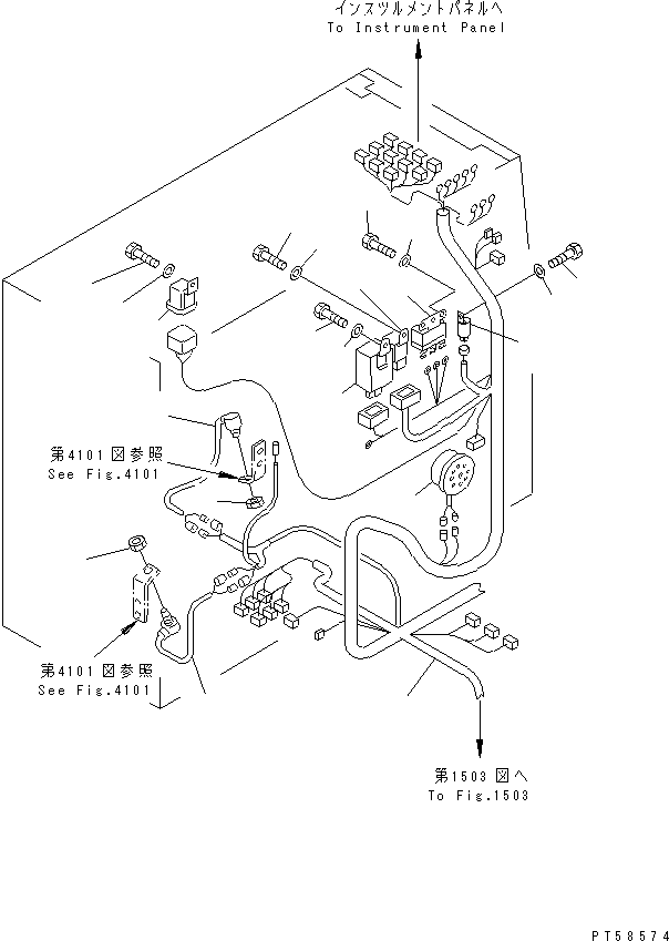 HARNESS,FLOOR (234-06-62140) KOMATSU