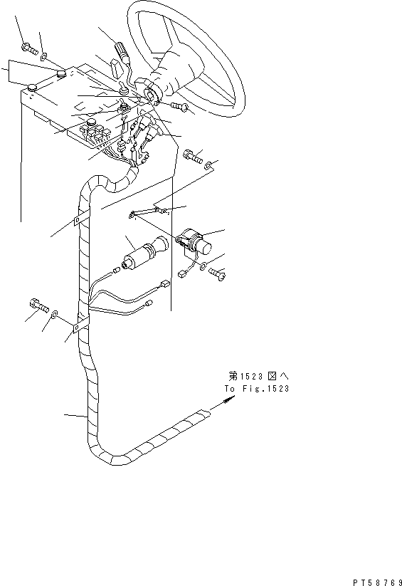 SWITCH,TURN SIGNAL 234-06-51110 KOMATSU