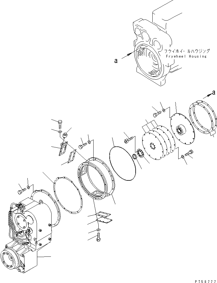 Болт 01050-51222 KOMATSU