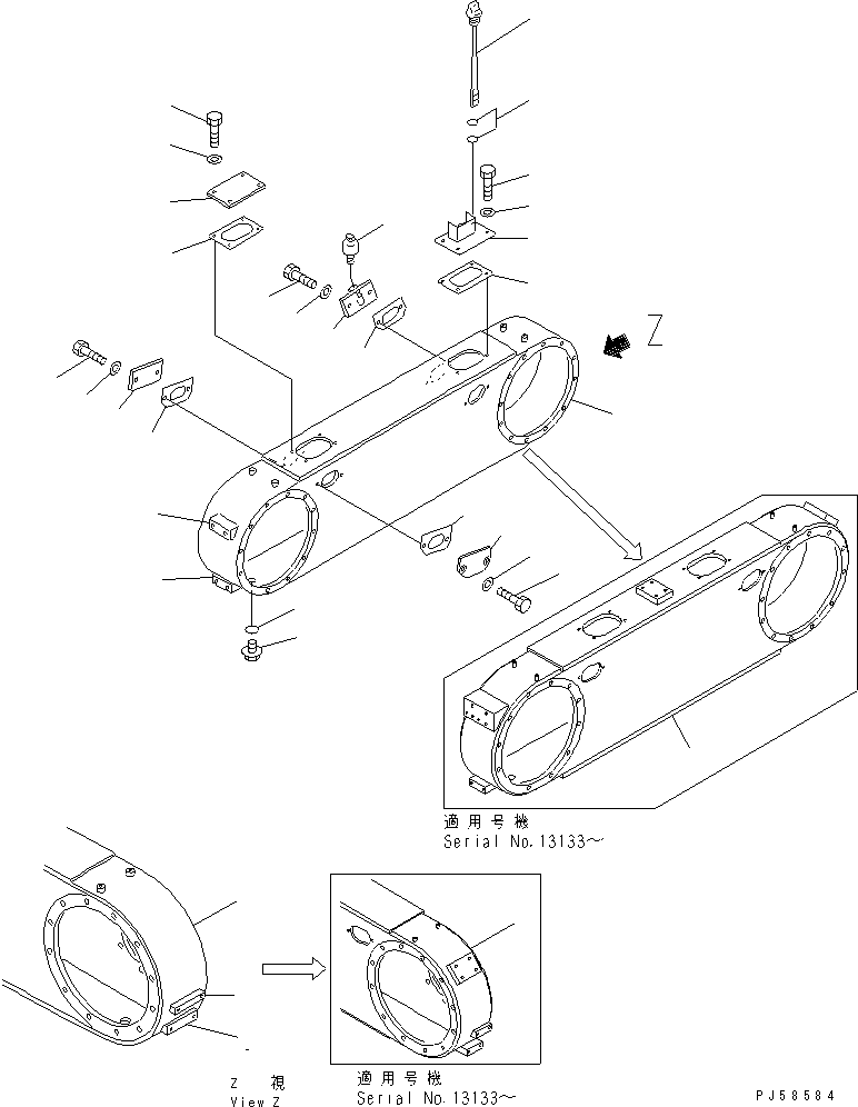 Опора (сварная) 234-25-32150 KOMATSU