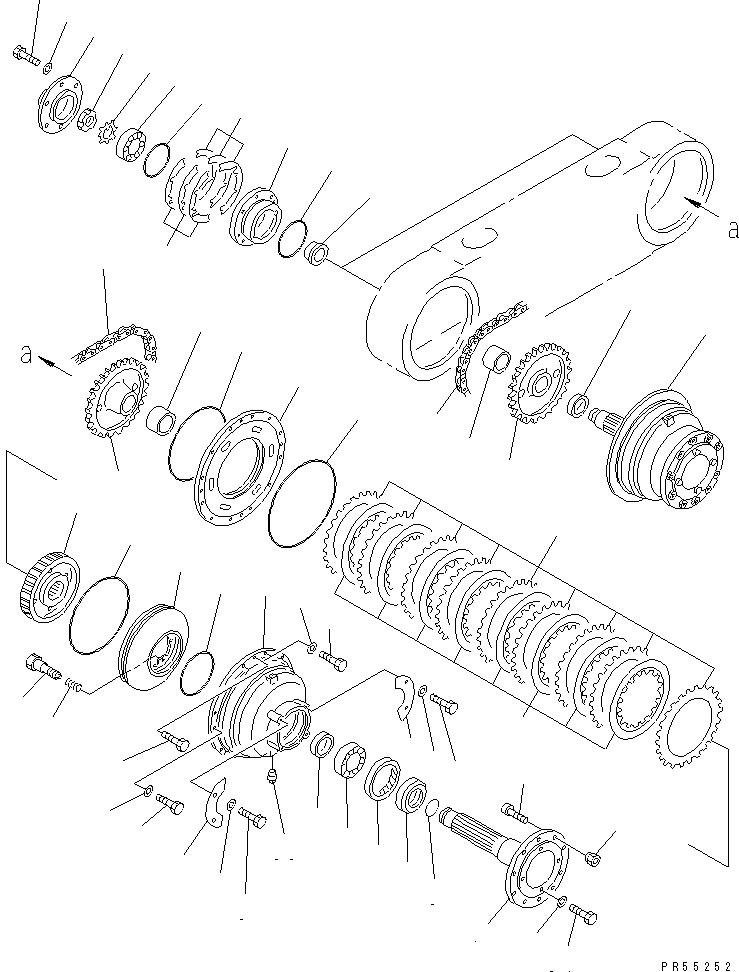 SERVICE KIT,TANDEM DRIVE (234-25-07013) KOMATSU