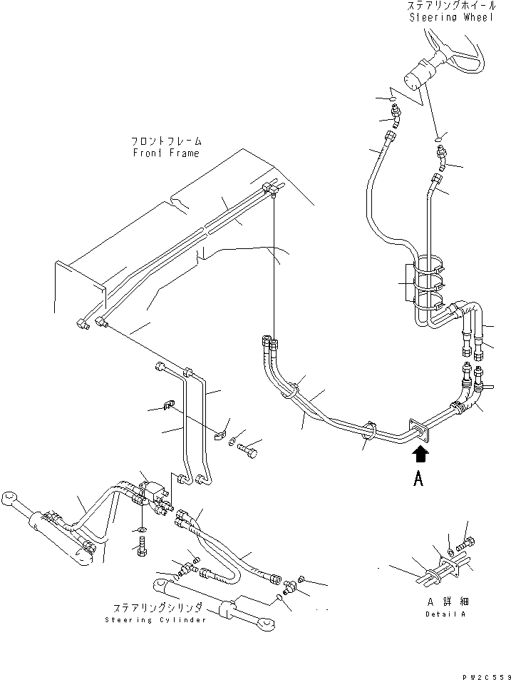 Трубка 234-43-33392 KOMATSU