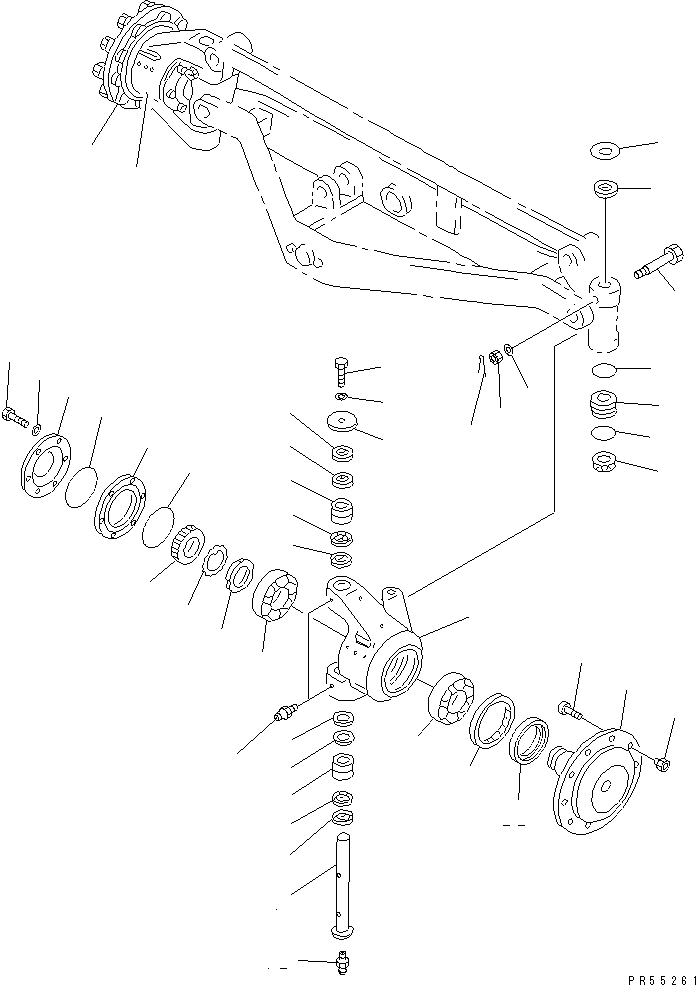 HOUSING,L.H. 234-27-32560 KOMATSU