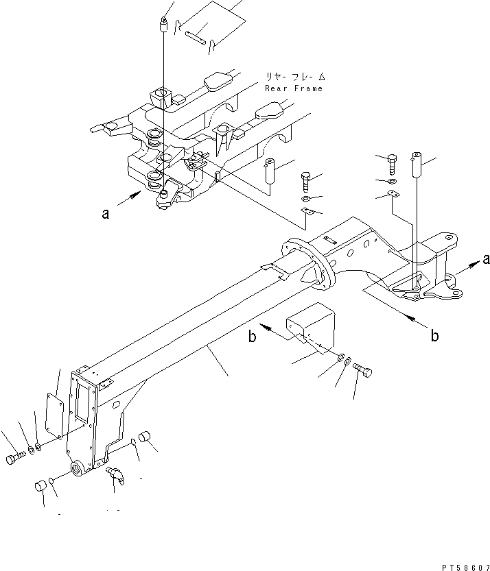 FRAME,FRONT 234-46-61100 KOMATSU