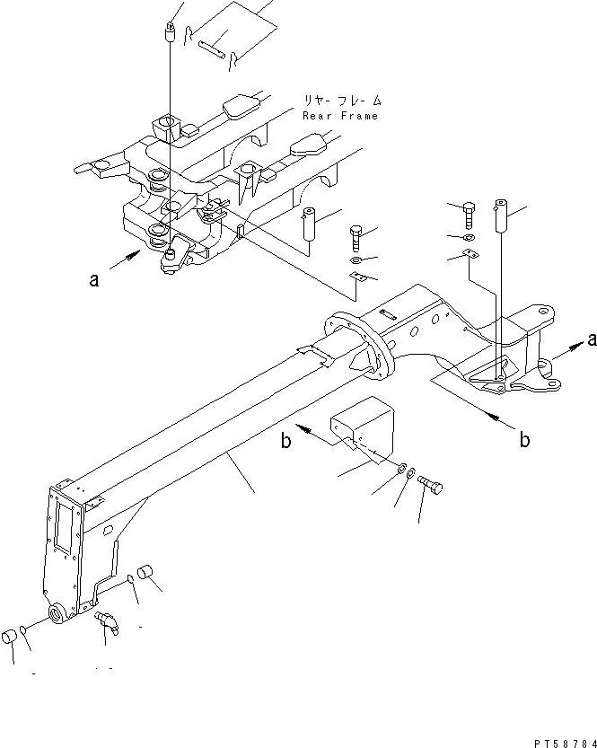 FRAME,FRONT 234-46-61130 KOMATSU
