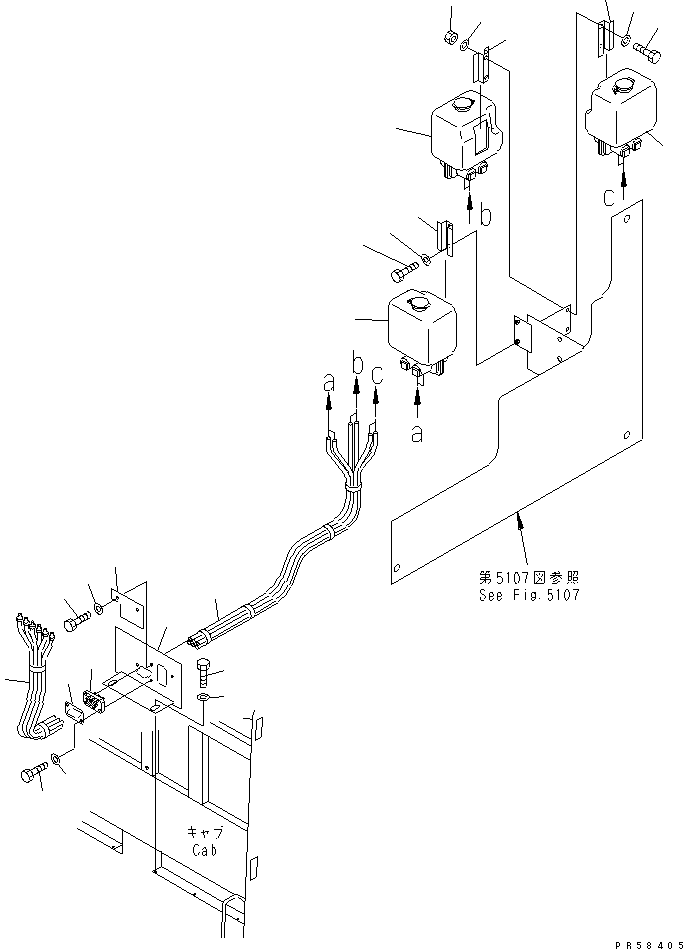 HOSE¤ 10M \5\232-856-5260 KOMATSU