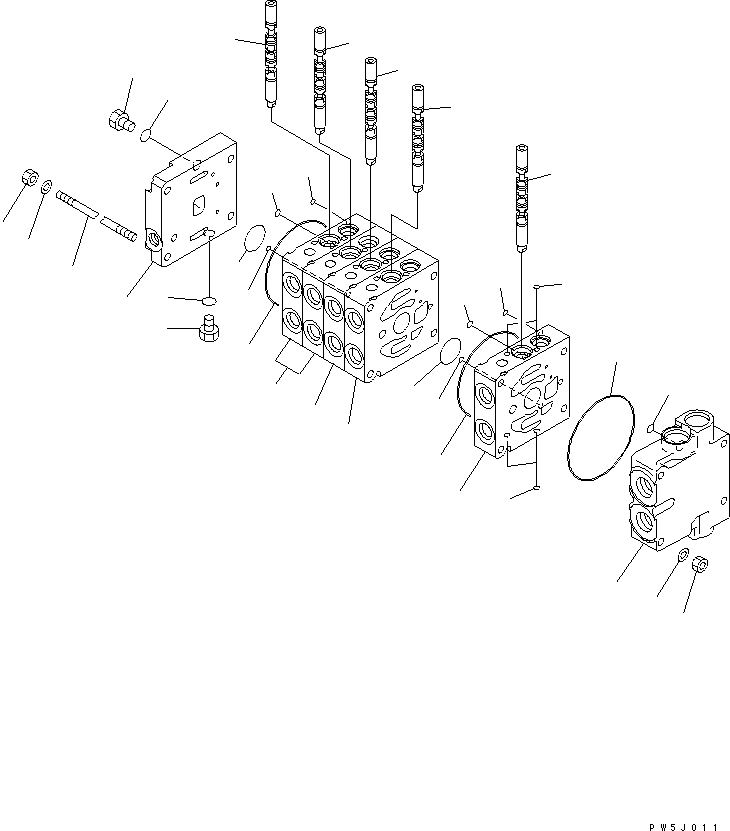 Управляющий клапан 723-15-11301 KOMATSU