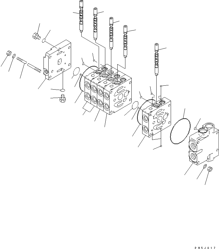 Управляющий клапан 723-15-11400 KOMATSU