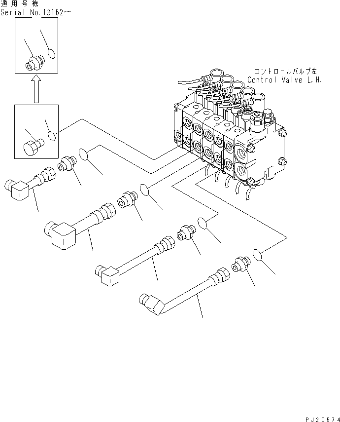 Ниппель 238-871-7260 KOMATSU