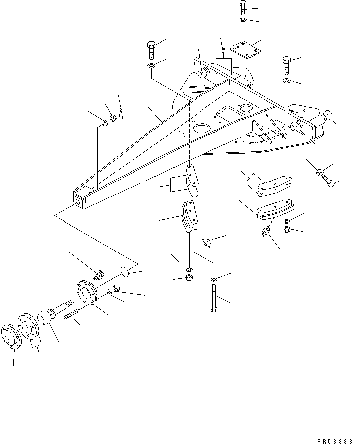 DRAWBAR 234-70-11291 KOMATSU