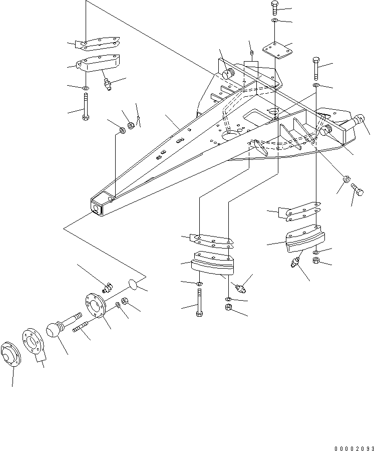 DRAWBAR 234-70-11390 KOMATSU