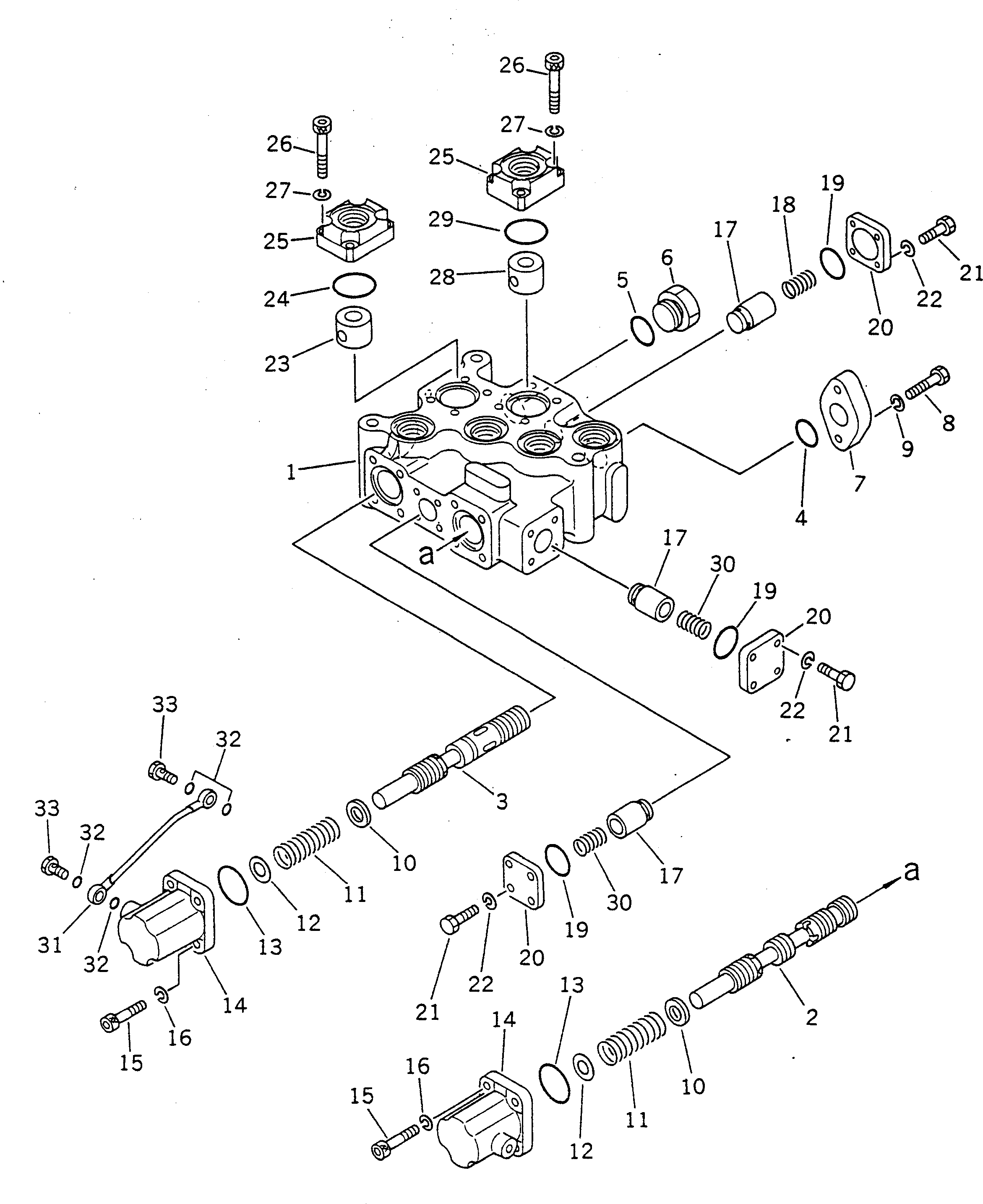 Клапан в сборе 234-60-06040 KOMATSU