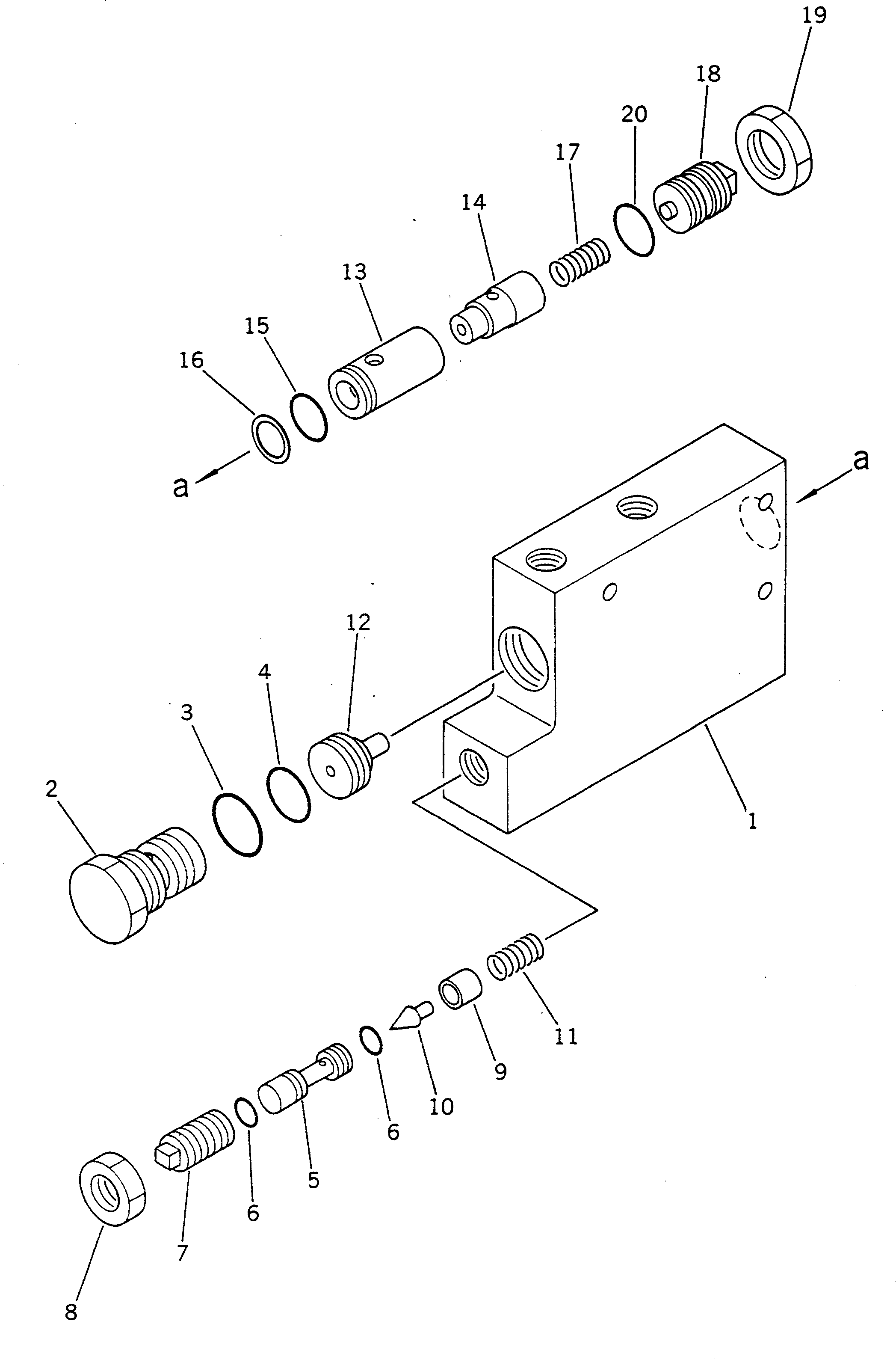 Корпус 232-60-56210 KOMATSU