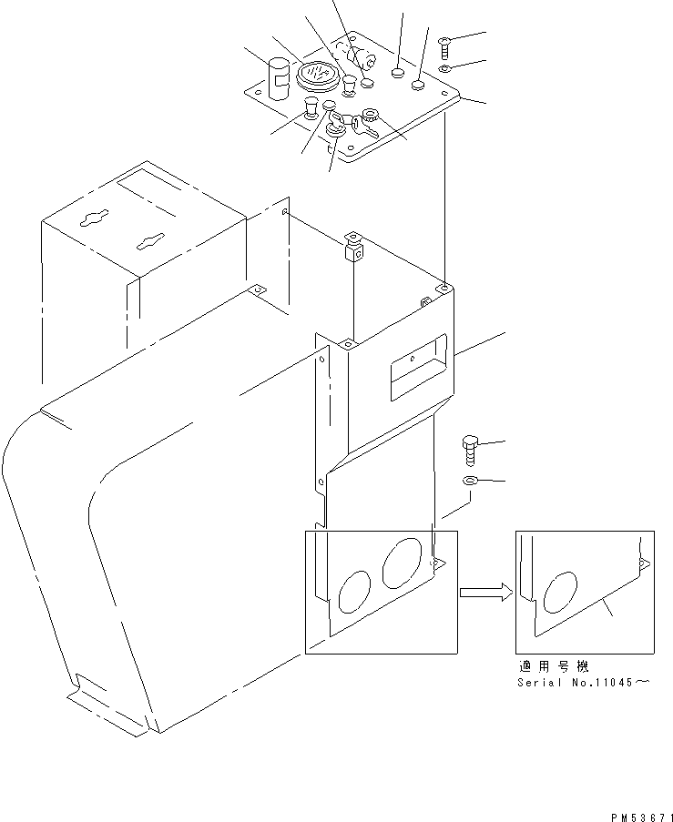 SWITCH,WORK LAMP 08061-50020 KOMATSU