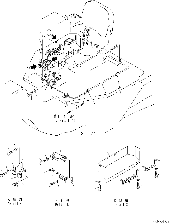 HARNESS,FLOOR 234-06-52161 KOMATSU