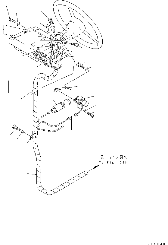 HARNESS,FLOOR (234-06-52161) KOMATSU