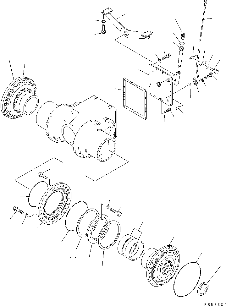 Прокладка (комплект) (\2\234-22-31361) KOMATSU
