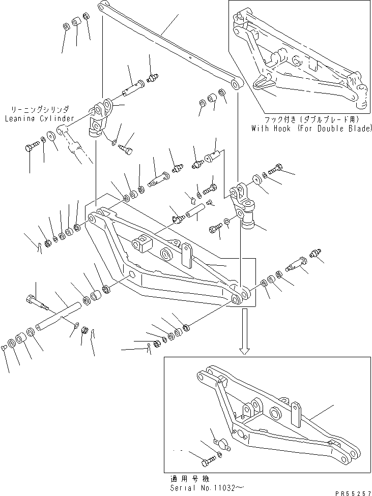 FRONT AXLE ASS'Y 234-27-00201 KOMATSU