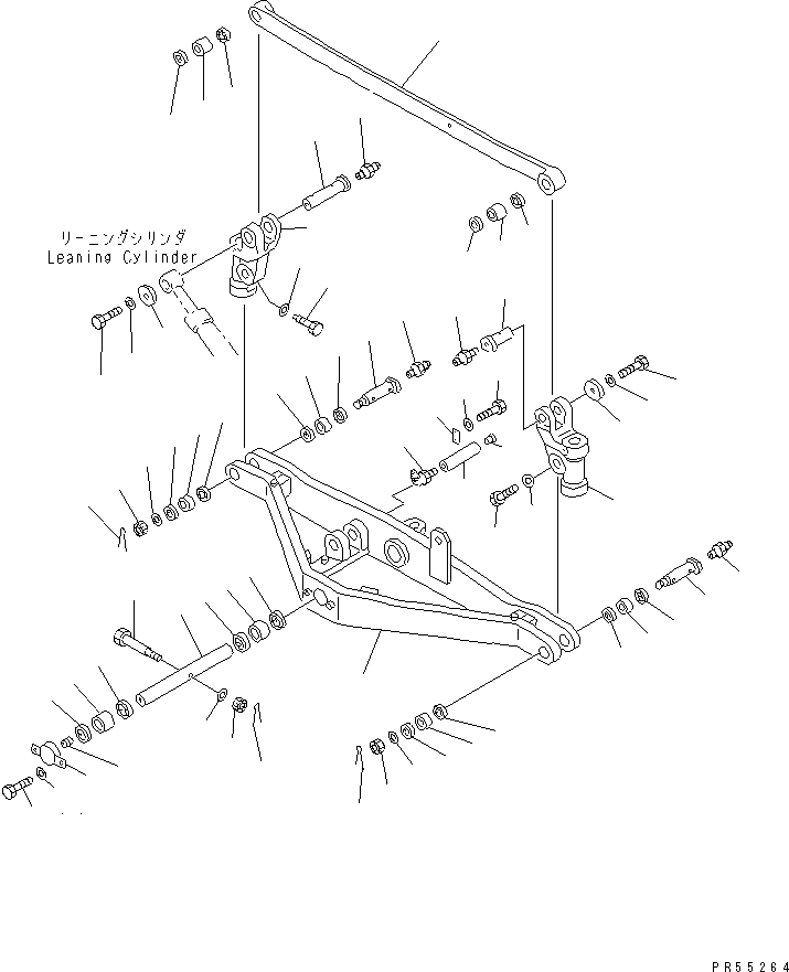 AXLE,FRONT (MODIFIED PART) 234-843-2280 KOMATSU