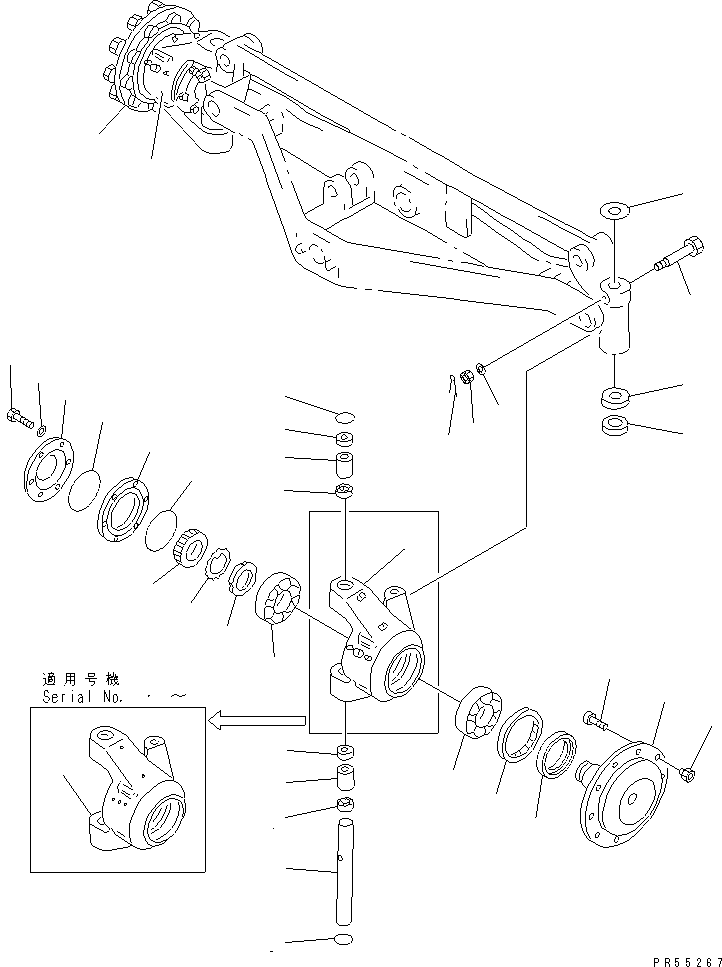 HOUSING,R.H. (MODIFIED PART) 234-843-0130 KOMATSU