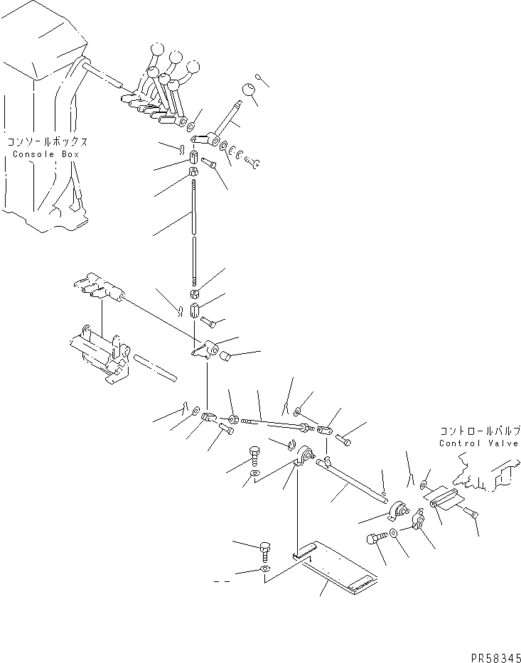 Рычаг 234-43-37871 KOMATSU