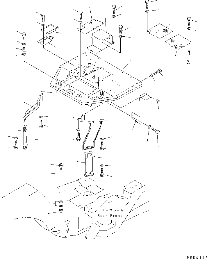 BRACKET,(WITH WIDE CAB) 234-807-7270 KOMATSU